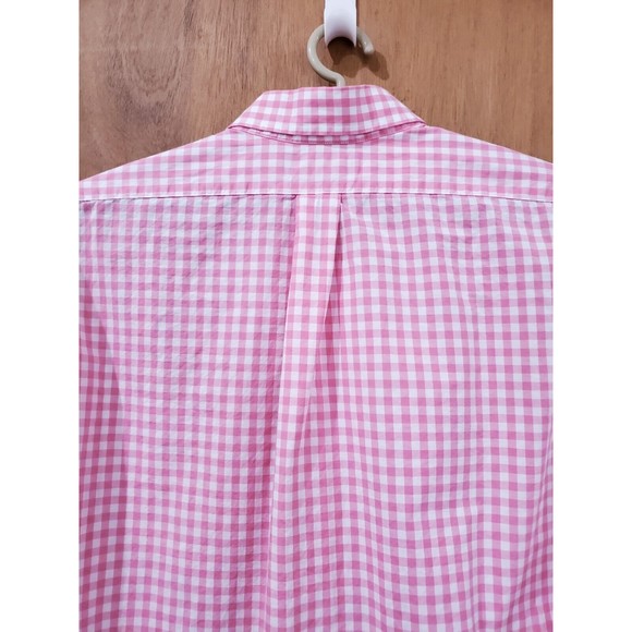 VINEYARD VINES SLIM FIT TUCKER SHIRT BUTTON DOWN PINK GINGHAM MEN XL - Picture 4 of 12